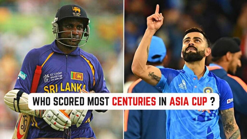 Most Centuries in Asia Cup