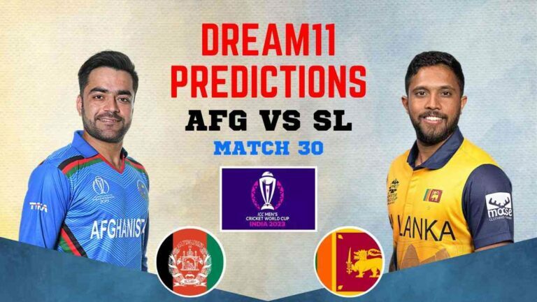 AFG vs SL Dream11 Prediction