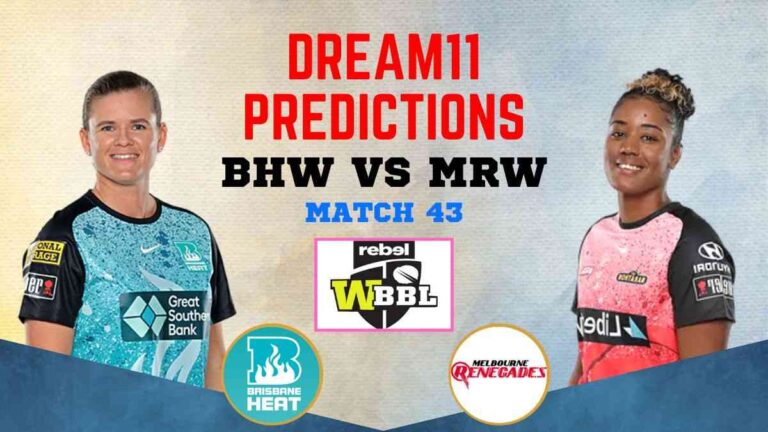 BHW vs MRW Dream11 Prediction