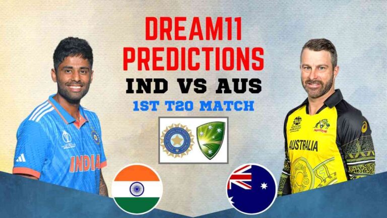 IND vs AUS Dream11 Prediction, 1st T20