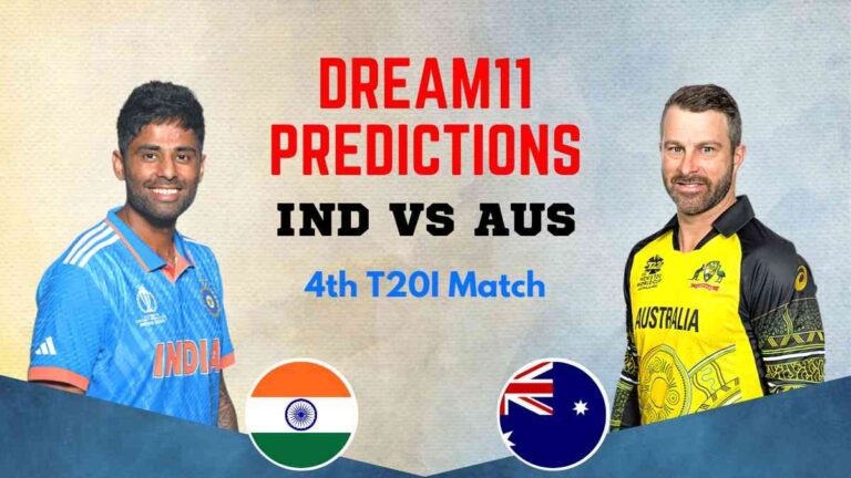 IND vs AUS Dream11 Prediction, 4th T20I