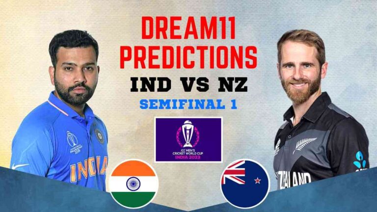 IND vs NZ Dream11 Prediction, Semifinal 1