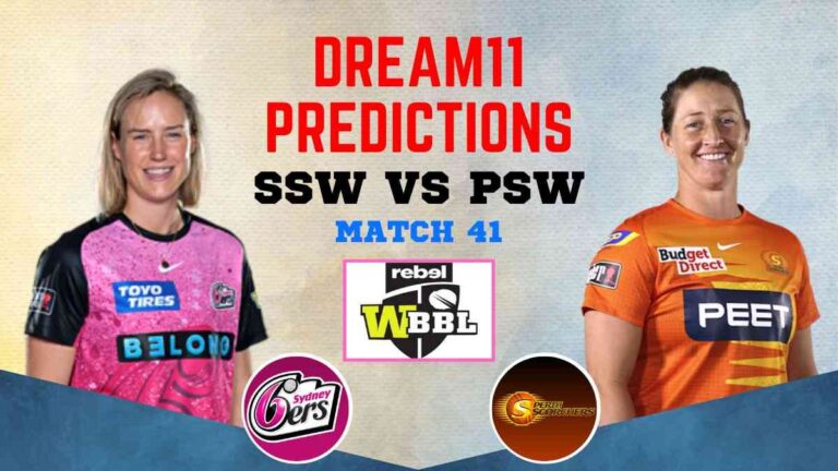 SSW vs PSW Dream11 Prediction, WBBL 2023