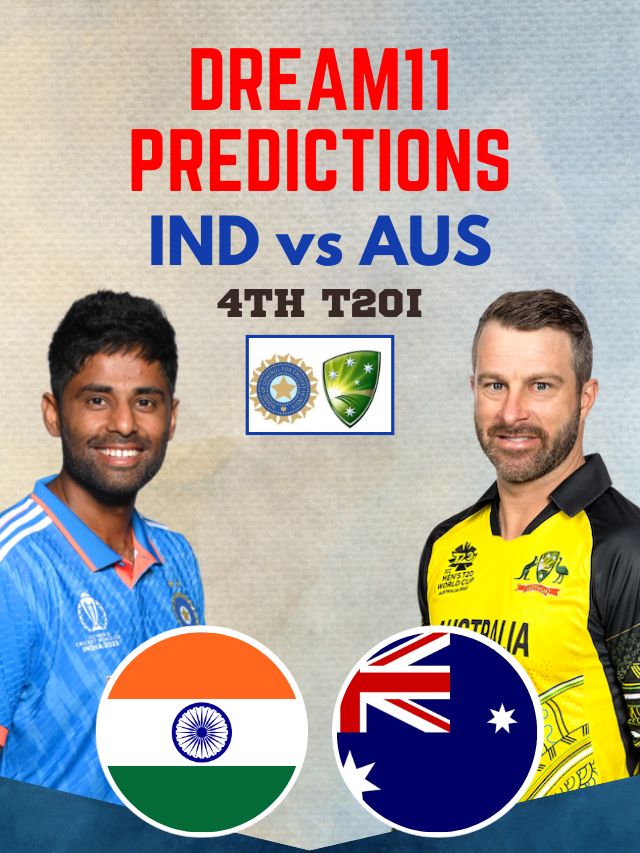 IND vs AUS Dream11 Predictons, 4th T20I: Australia tour of India