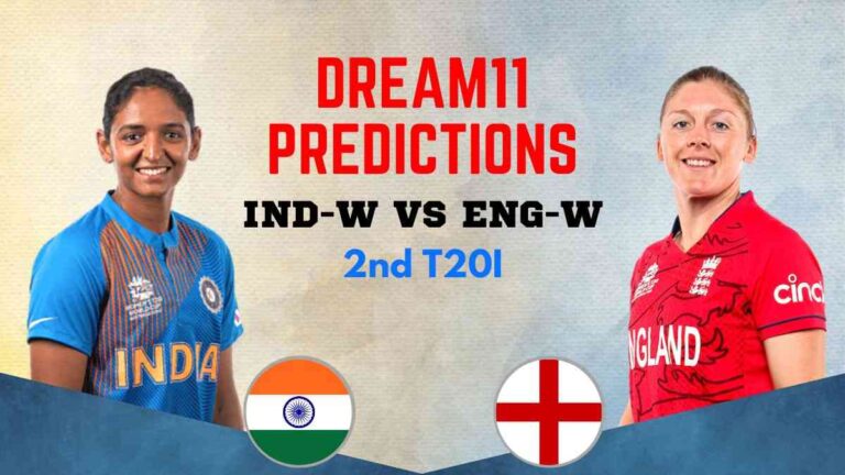 INDW vs ENGW Dream11 Prediction, 2nd T20I