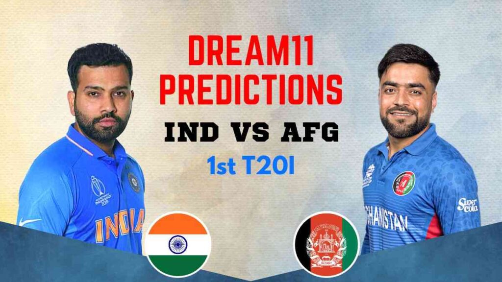 Ind Vs Afg Dream11 Prediction 1st T20i Fantasy Cricket Tips Dream11 Team Today Playing Xi 5026