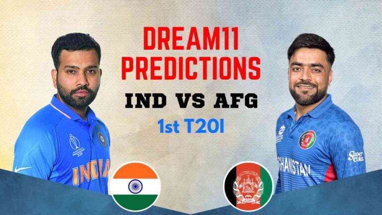 IND vs AFG Dream11 Prediction, 1st T20I
