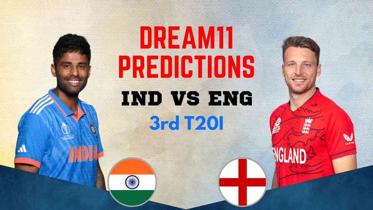 IND vs ENG Dream11 Prediction, 3rd T20I