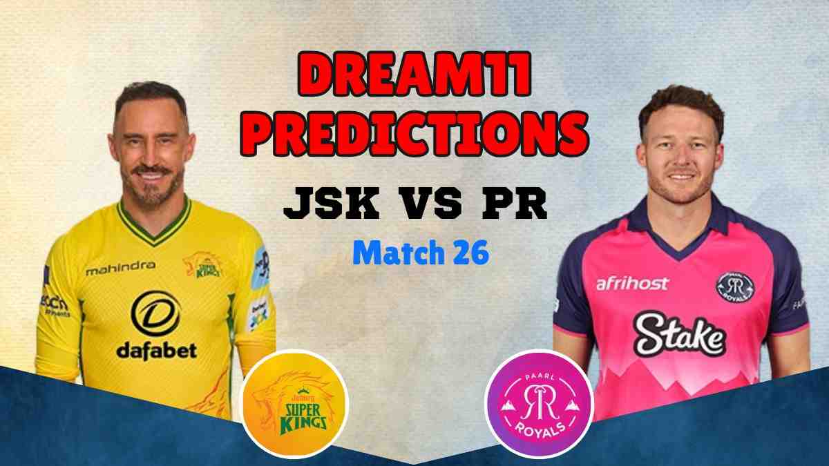 JSK vs PR Dream11 Prediction, SA20 2025