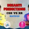 CSK vs RR Dream11 Prediction, IPL 2025